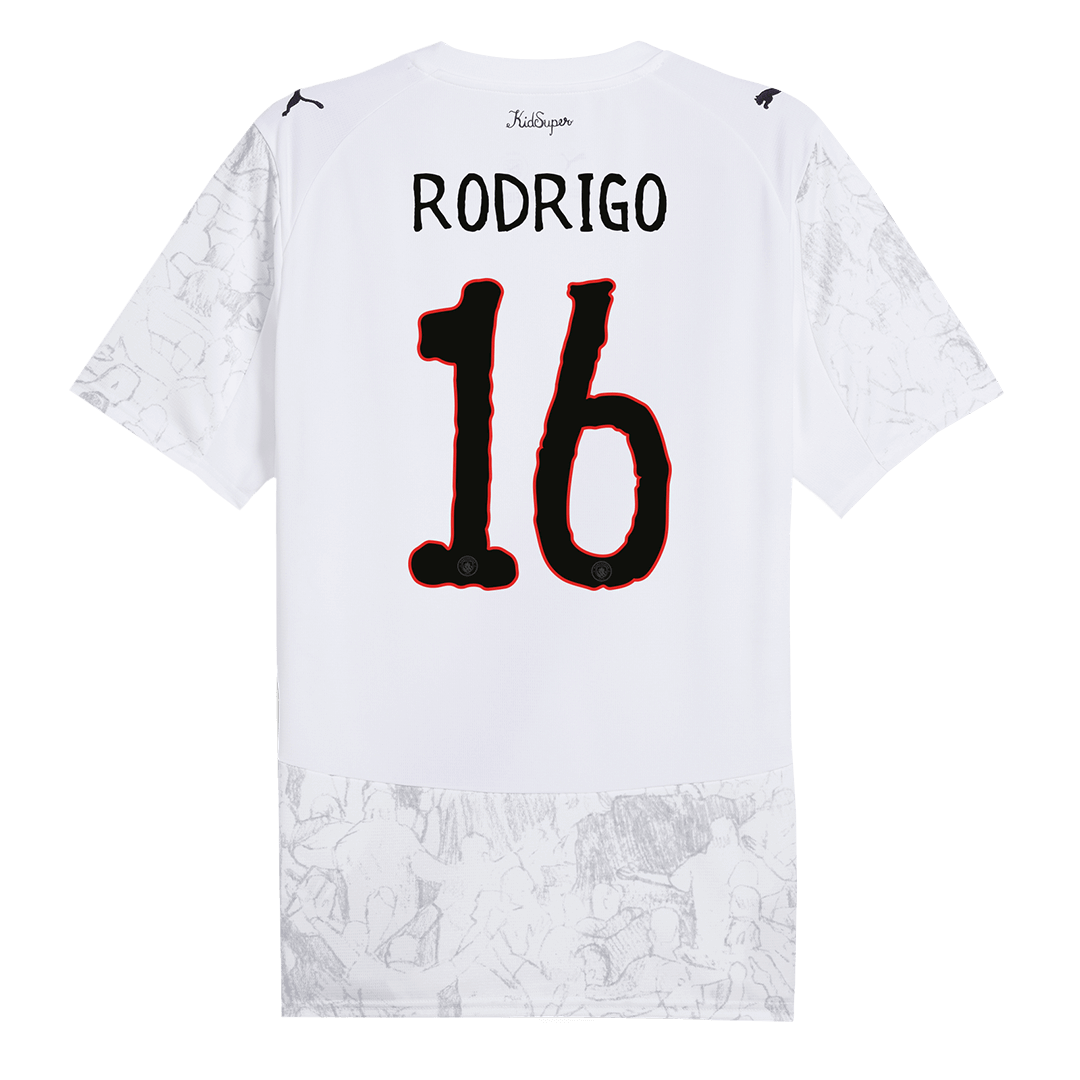 Tricouri Fotbal Manchester City KidSuper RODRIGO #16 2025/26 - Club World Cup