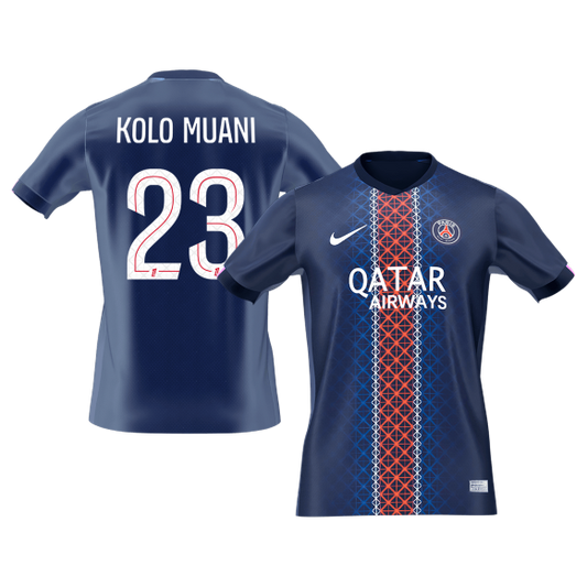 Tricouri Fotbal PSG KOLO MUANI #23 Acasă 2025/26 - Premium