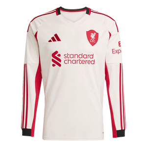 Tricouri Fotbal Liverpool Deplasare 2025/26 Mânecă Lungă