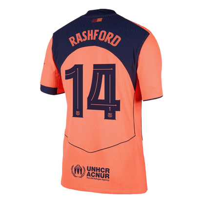 Tricouri Fotbal Barcelona RASHFORD #14 Treilea 2025/26 Authentic - UCL