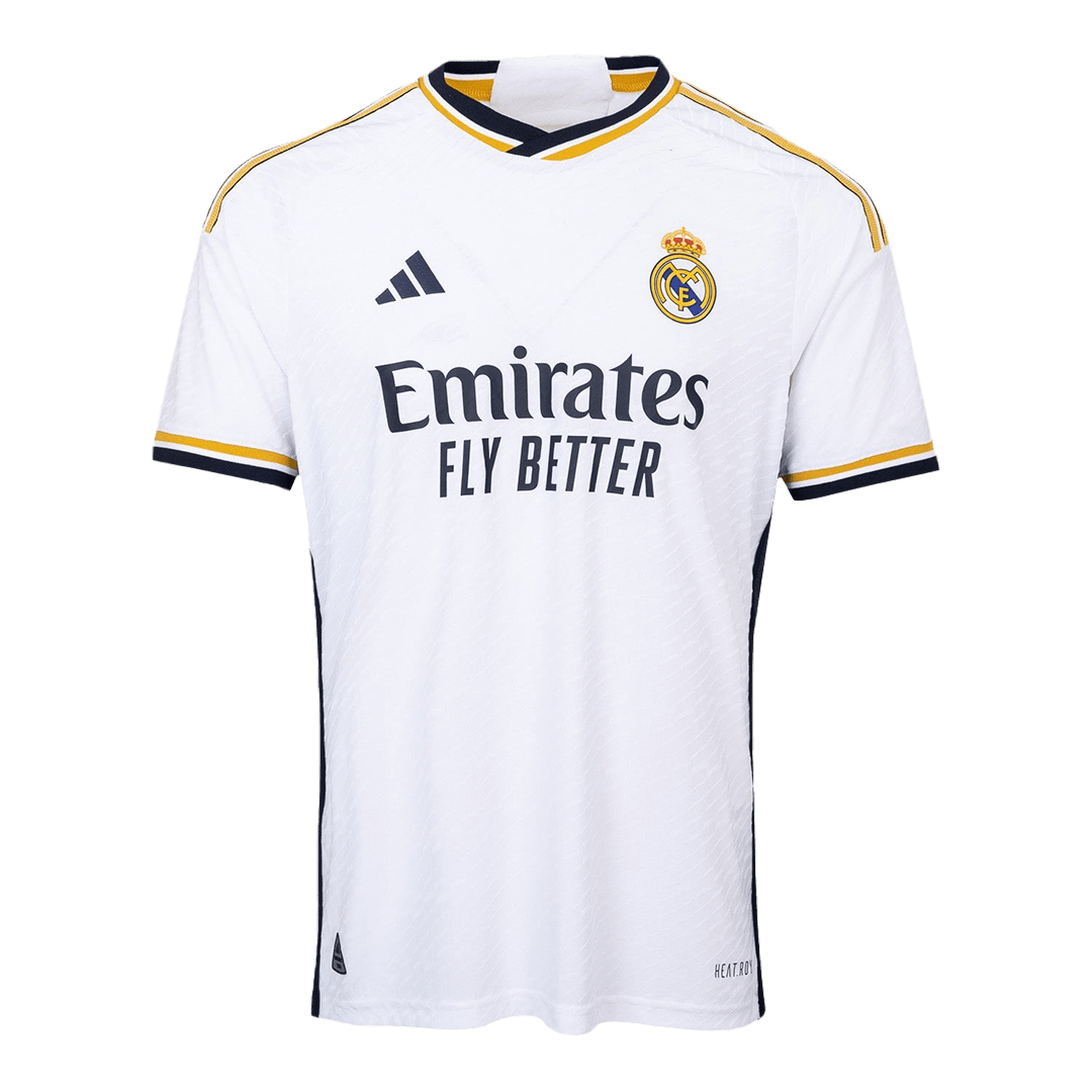 Tricouri Fotbal Real Madrid MBAPPÉ #9 Acasă 2023/24 Authentic