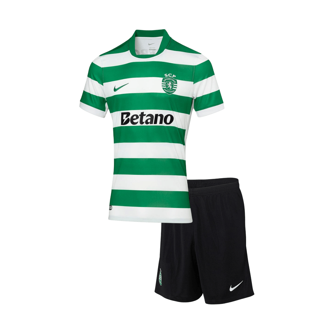 Set Tricouri Fotbal Sporting CP Acasă 2025/26 Pentru Copii