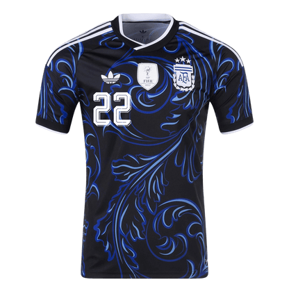 Tricouri Fotbal Argentina L. MARTÍNEZ #22 Deplasare Cupa Mondială 2026