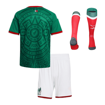 Set Tricouri Fotbal Mexico Acasă 2026 Pentru Copii - Premium