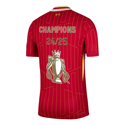 Tricouri Fotbal Liverpool Acasă CHAMPIONS 24/25 Authentic