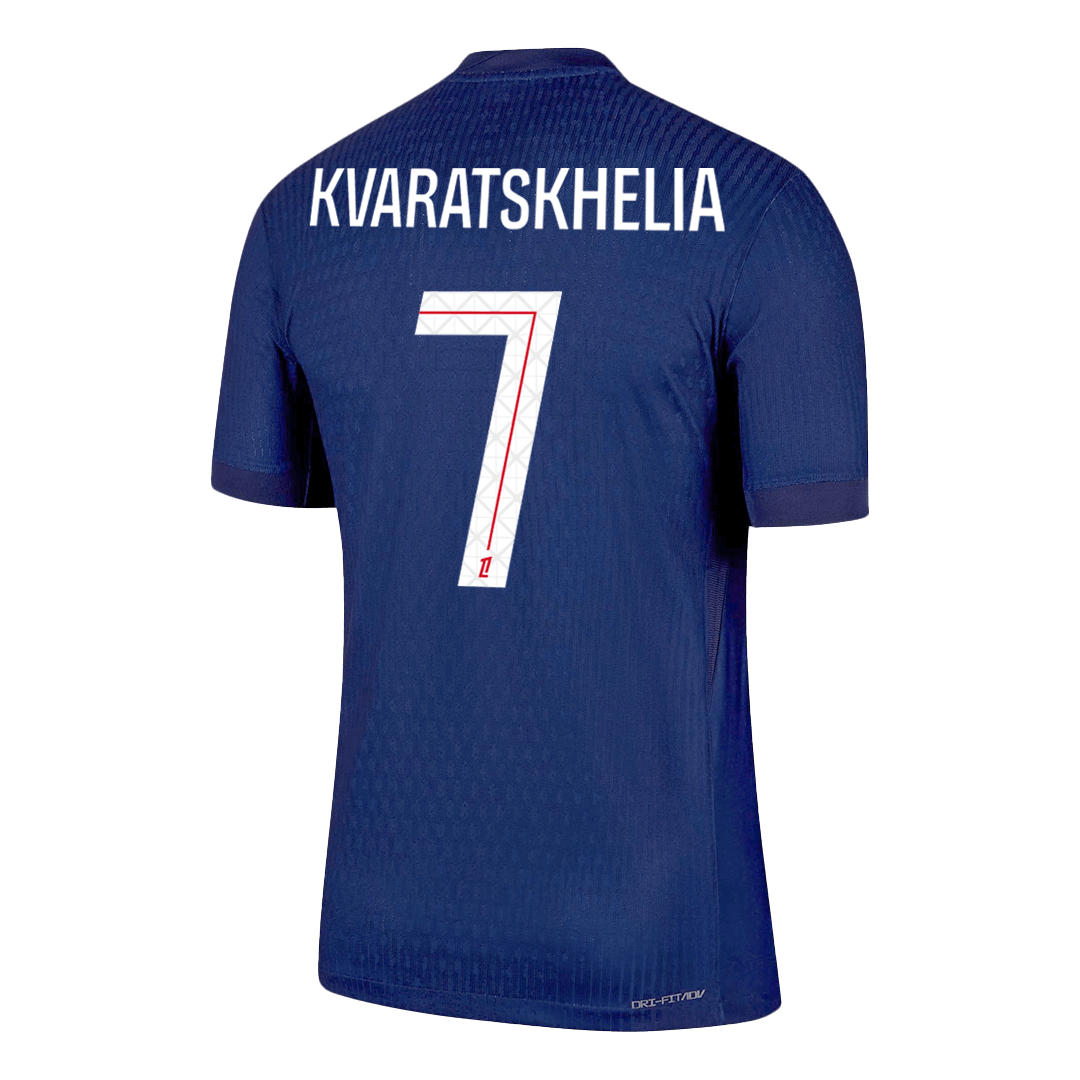 Tricouri Fotbal PSG KVARATSKHELIA #7 Acasă 2025/26 Authentic