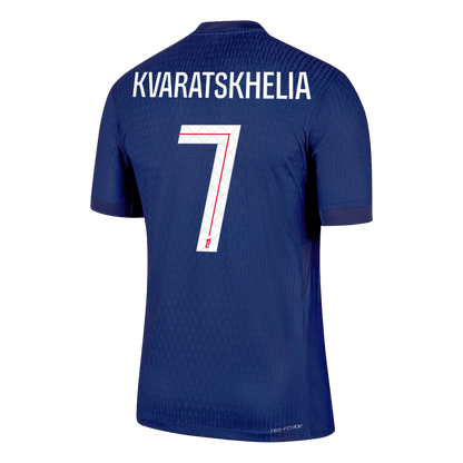 Tricouri Fotbal PSG KVARATSKHELIA #7 Acasă 2025/26 Authentic