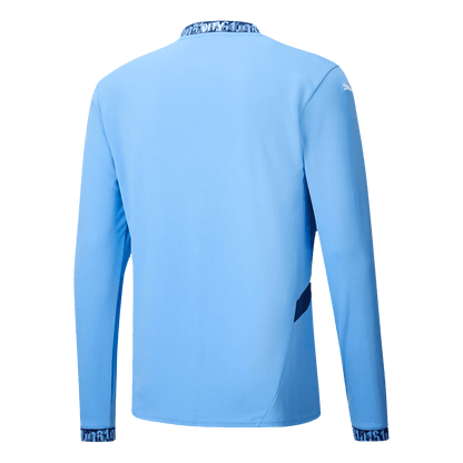 Tricouri Fotbal Manchester City Acasă 2024/25 Mânecă Lungă (mărime mare)