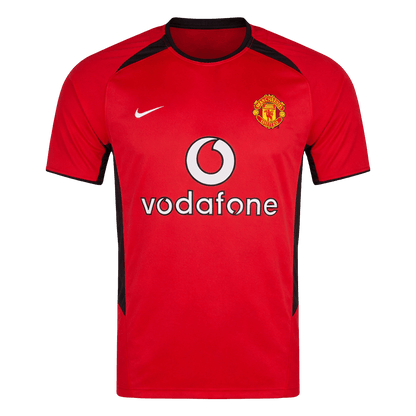 Tricouri Fotbal Vintage Manchester United Acasă 2002/04