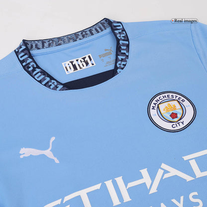 Tricouri Fotbal Manchester City RODRIGO #16 Acasă 2024/25 (mărime mare)