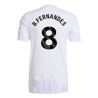 Tricouri Fotbal Manchester United B.FERNANDES #8 Deplasare 2025/26 (mărime mare)