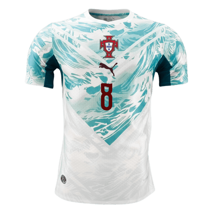Tricouri Fotbal Portugalia B.FERNANDES #8 Deplasare Cupa Mondială 2026 Authentic