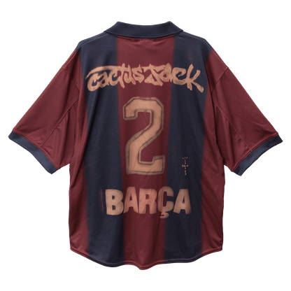 Tricouri Fotbal Vintage Barcelona X CJ Acasă 2000/01