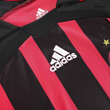 Tricouri Fotbal Vintage AC Milan KAKA' #22 Acasă 2006/07 Mânecă Lungă