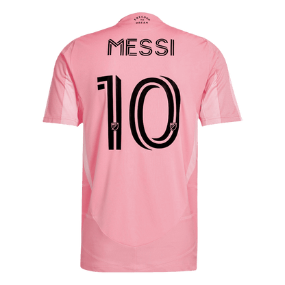 Tricouri Fotbal Inter Miami CF MESSI #10 Acasă 2025 (mărime mare)