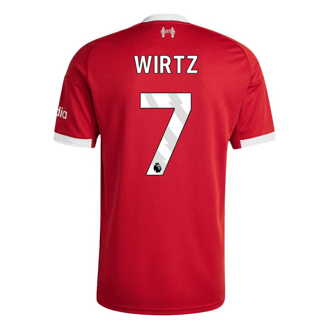 Tricouri Fotbal Liverpool WIRTZ #7 Acasă 2025/26