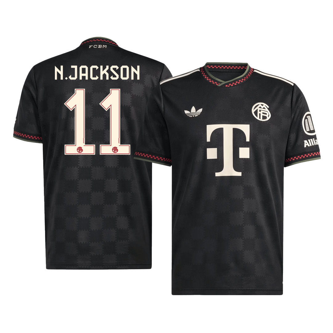 Tricouri Fotbal Bayern Munchen N.JACKSON #11 Treilea 2025/26