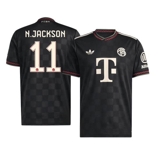 Tricouri Fotbal Bayern Munchen N.JACKSON #11 Treilea 2025/26
