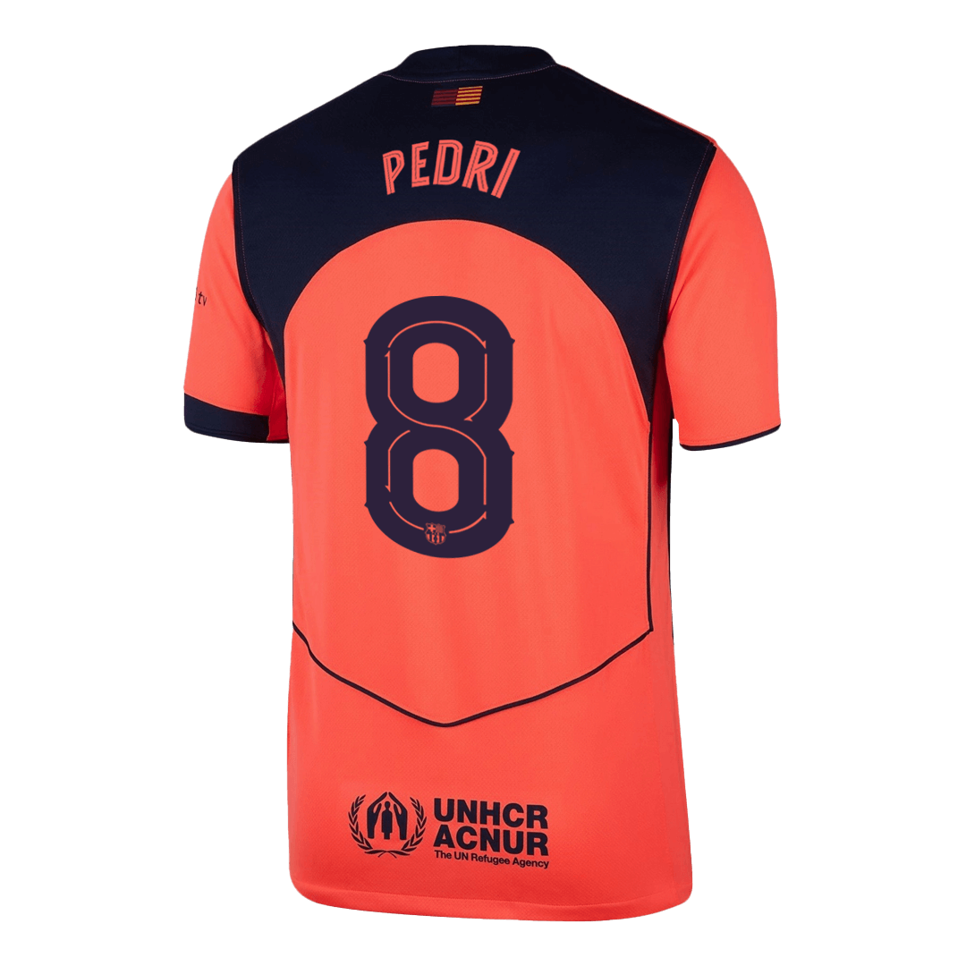 Tricouri Fotbal Barcelona PEDRI #8 Treilea 2025/26 - UCL