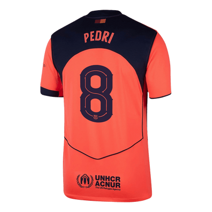 Tricouri Fotbal Barcelona PEDRI #8 Treilea 2025/26 - UCL