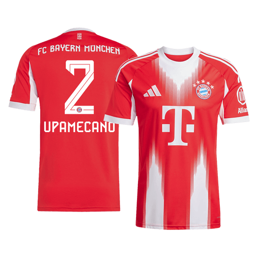 Tricouri Fotbal Bayern Munchen UPAMECANO #2 Acasă 2025/26 - Premium