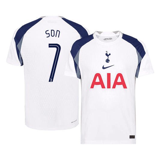 Tricouri Fotbal Tottenham Hotspur SON #7 Acasă 2025/26 Authentic - UCL
