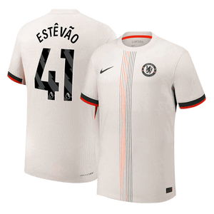 Tricouri Fotbal Chelsea ESTÊVÃO #41 Deplasare 2025/26 Authentic
