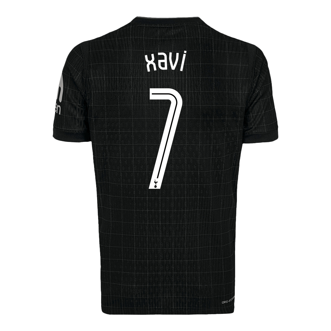 Tricouri Fotbal Tottenham Hotspur XAVI #7 Deplasare 2025/26 - UCL
