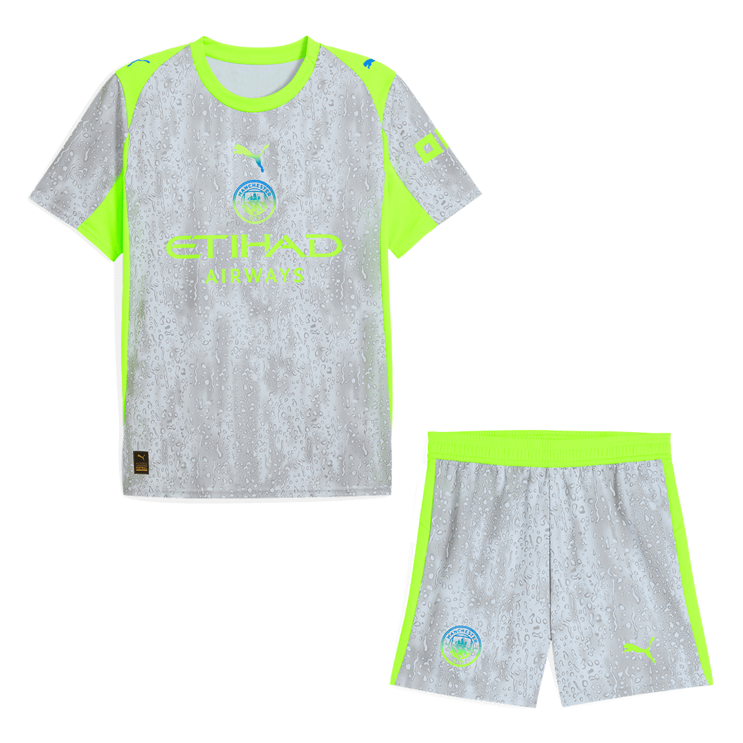 Set Tricouri Fotbal Manchester City Treilea 2025/26
