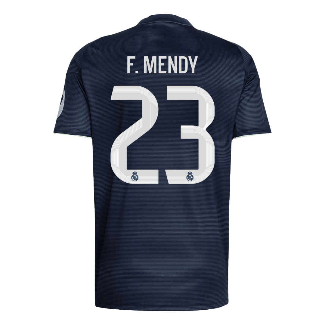 Tricouri Fotbal Real Madrid F.MENDY #23 Deplasare 2025/26