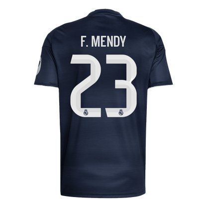 Tricouri Fotbal Real Madrid F.MENDY #23 Deplasare 2025/26