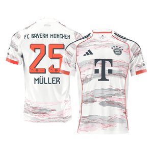 Tricouri Fotbal Bayern Munchen MÜLLER #25 Deplasare 2025/26