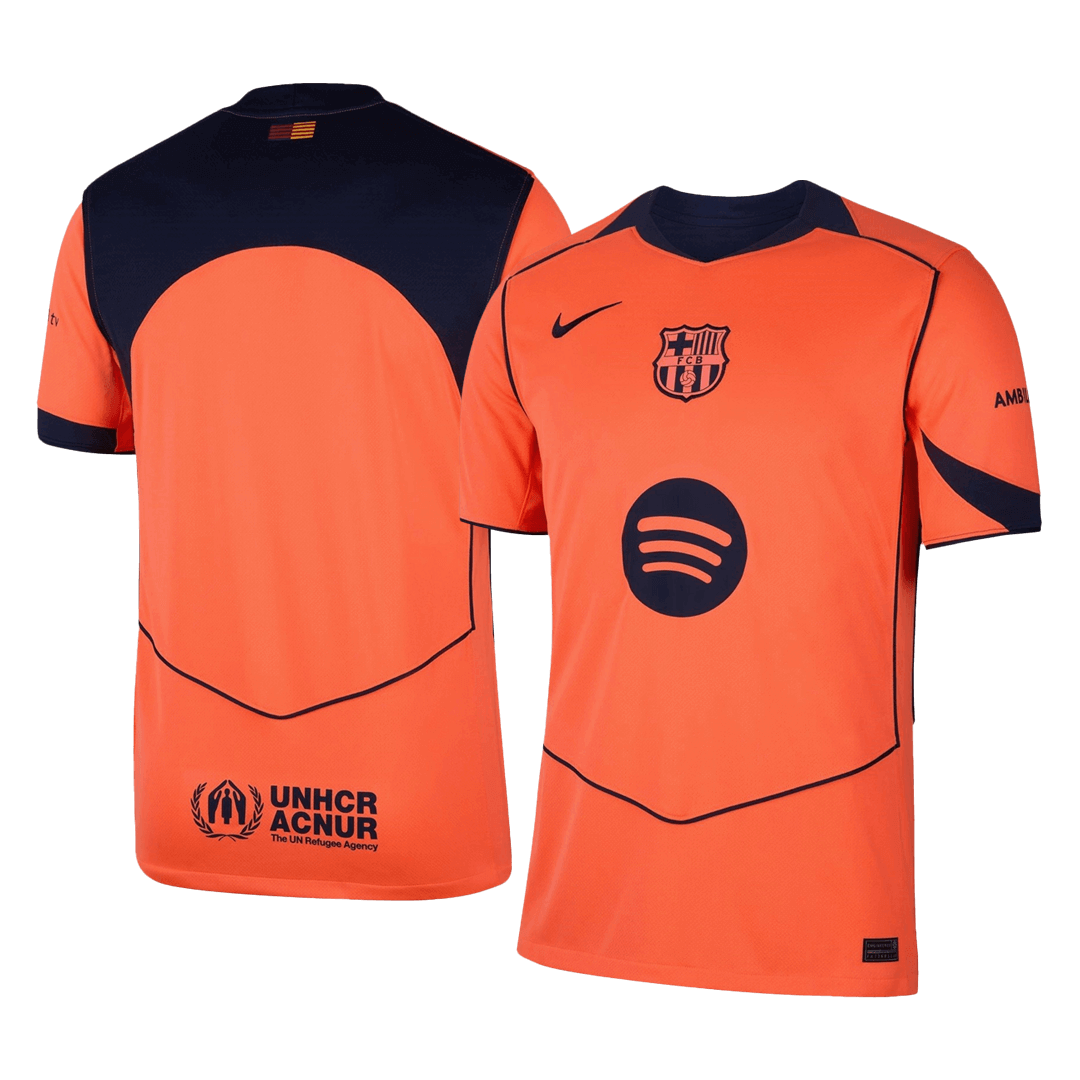 Tricouri Fotbal Barcelona Treilea 2025/26 (mărime mare)