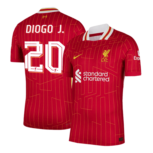 Tricouri Fotbal Liverpool DIOGO J. #20 Acasă 2024/25 Authentic - UCL