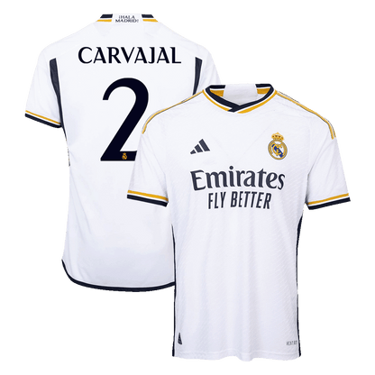 Tricouri Fotbal Real Madrid CARVAJAL #2 Acasă 2023/24 Authentic