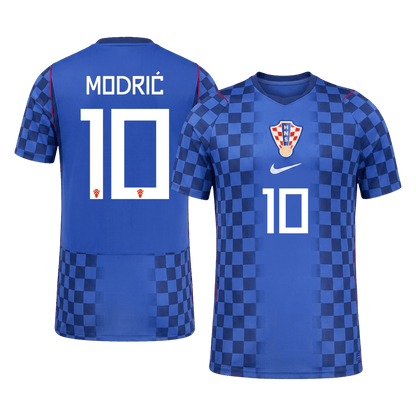 Tricouri Fotbal Croatia MODRIĆ #10 Deplasare Cupa Mondială 2026
