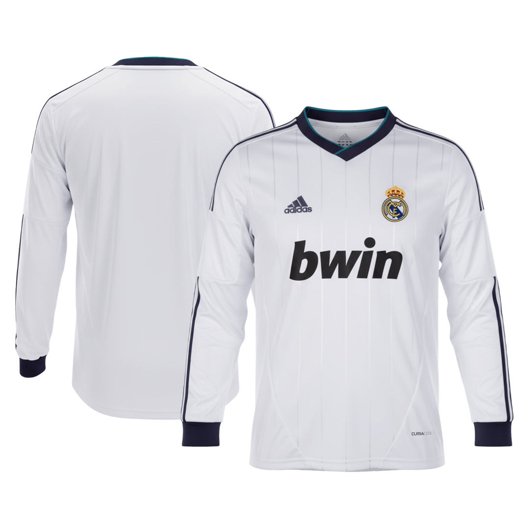 Tricouri Fotbal Vintage Real Madrid Acasă 2012/13 Mânecă Lungă