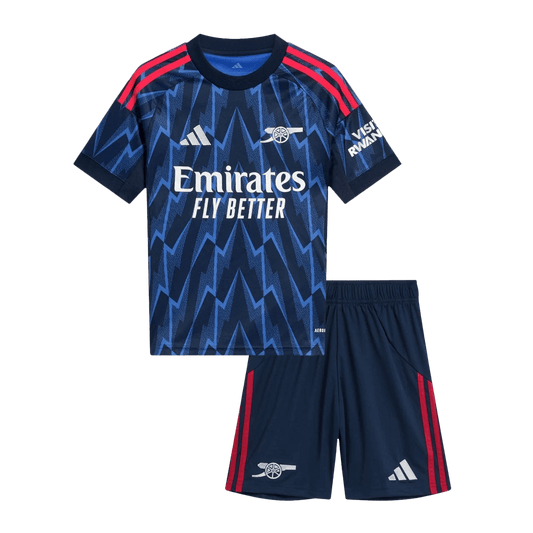 Set Tricouri Fotbal Arsenal Deplasare 2025/26 Pentru Copii