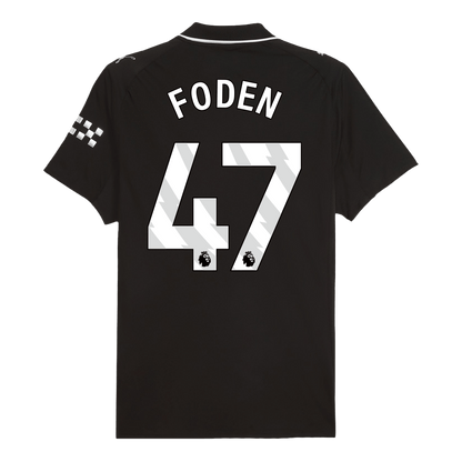 Tricouri Fotbal Manchester City FODEN #47 Deplasare 2025/26 Authentic