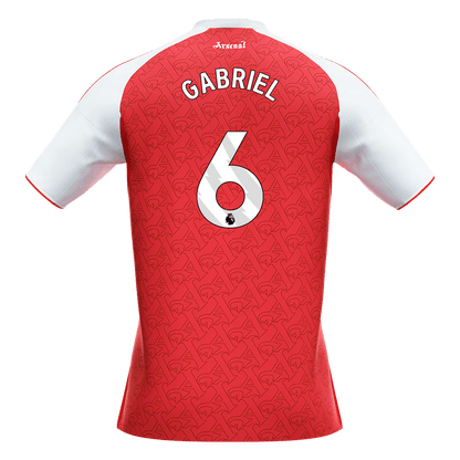 Tricouri Fotbal Arsenal GABRIEL #6 Acasă 2025/26 - Premium