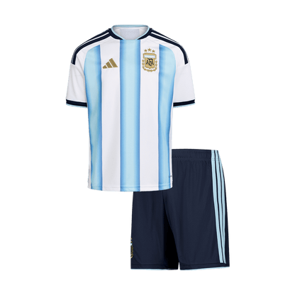 Set Tricouri Fotbal Argentina Acasă 2025/26 Pentru Copii