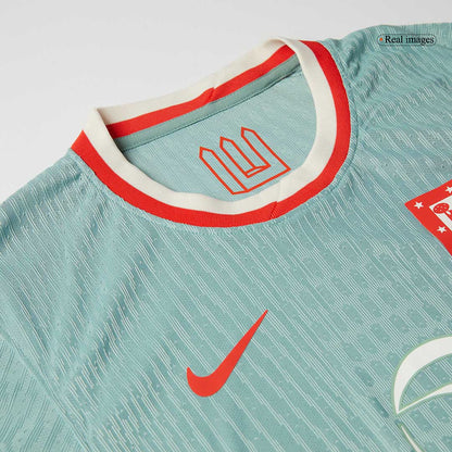 Tricouri Fotbal Atletico Madrid GRIEZMANN #7 Deplasare 2024/25 Authentic