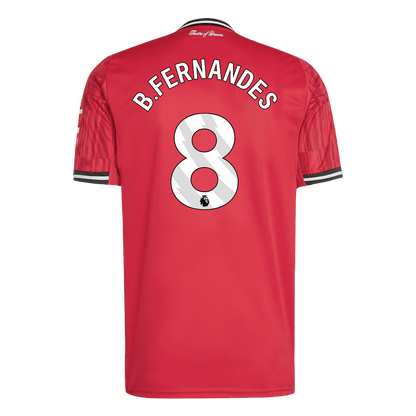 Tricouri Fotbal Manchester United B.FERNANDES #8 Acasă 2025/26 - Premium