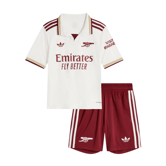 Set Tricouri Fotbal Arsenal Treilea 2025/26 Pentru Copii