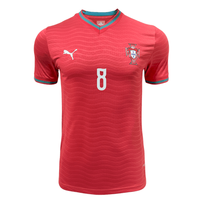 Tricouri Fotbal Portugalia B.FERNANDES #8 Acasă Cupa Mondială 2026 Authentic