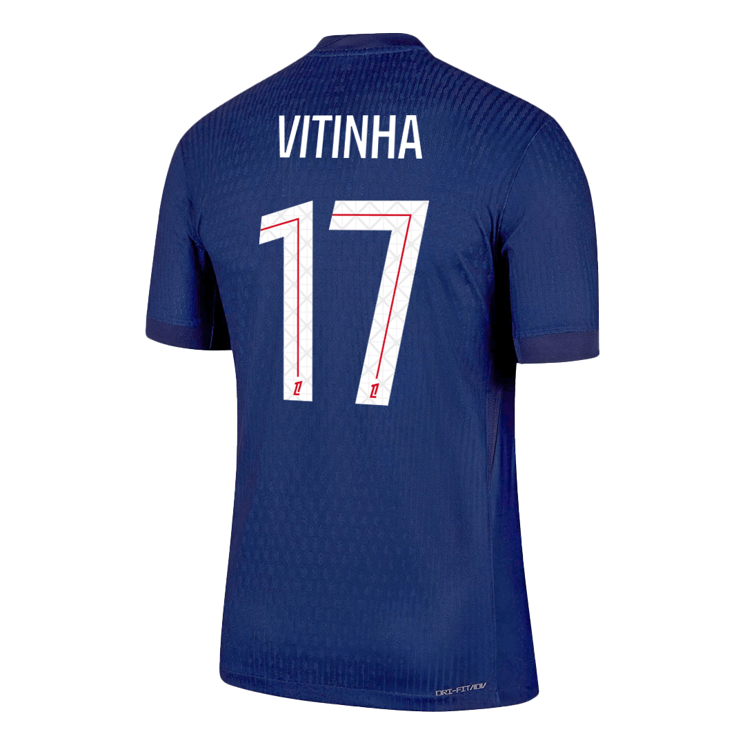 Tricouri Fotbal PSG VITINHA #17 Acasă 2025/26 Authentic