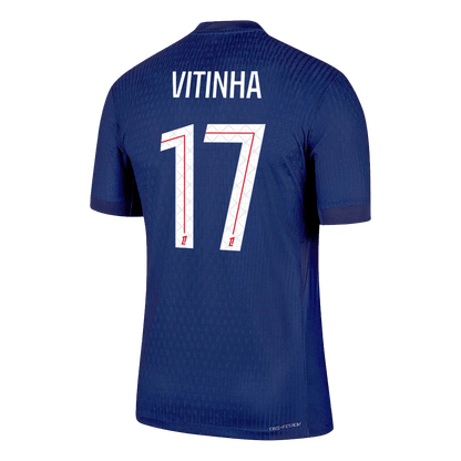 Tricouri Fotbal PSG VITINHA #17 Acasă 2025/26 Authentic