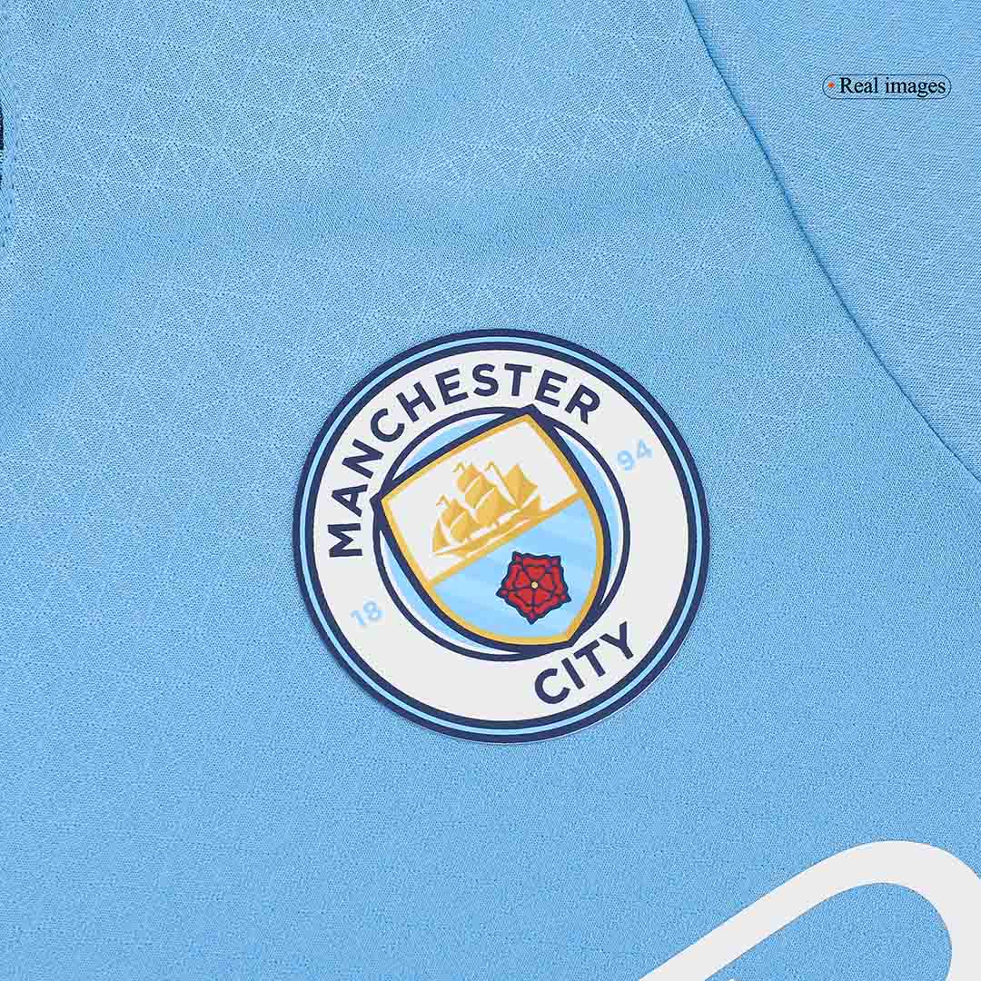 Tricouri Fotbal Manchester City HAALAND #9 Acasă 2024/25 Authentic - UCL