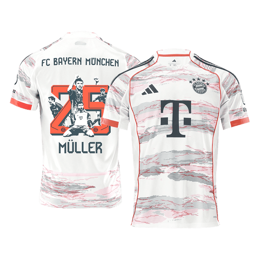 Tricouri Fotbal Bayern Munchen MÜLLER Special #25 Deplasare 2025/26
