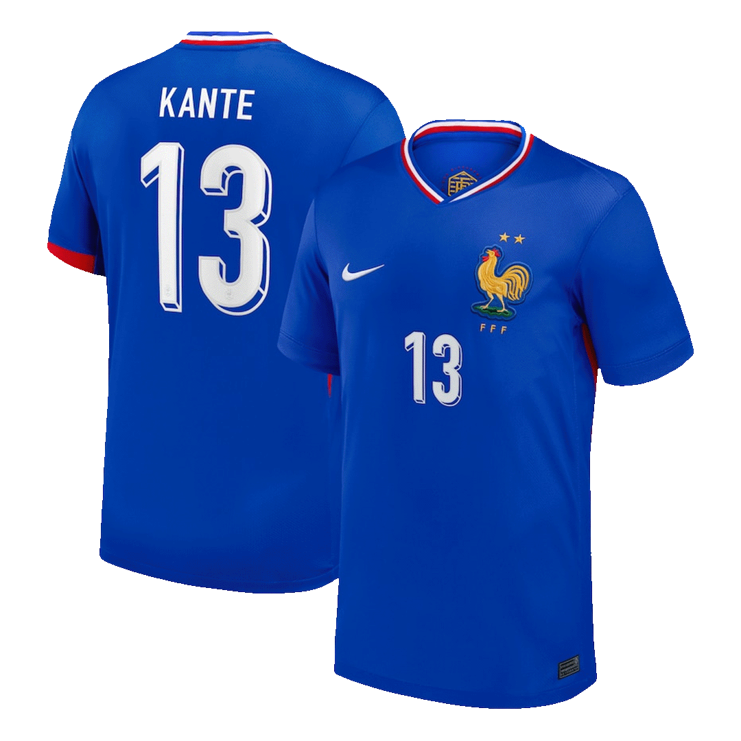 Tricouri Fotbal Franța KANTE #13 Acasă 2024 (mărime mare)